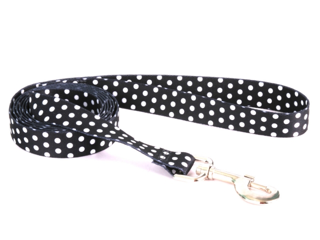 Black Polka Dot Leash