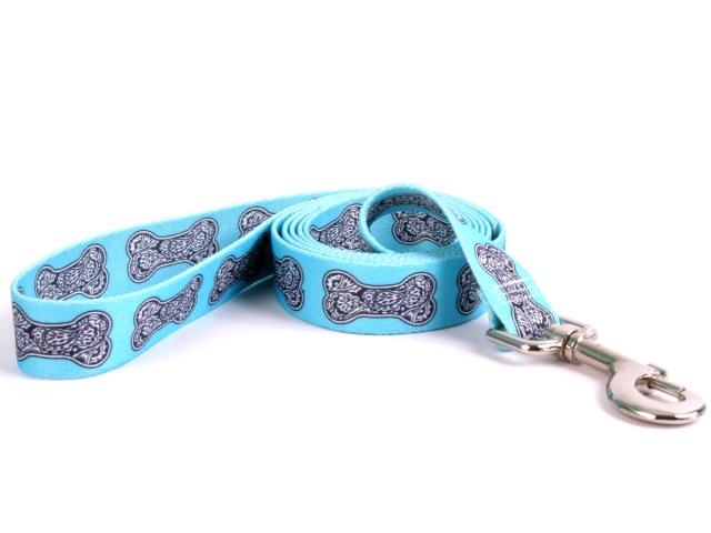 Bella Bone Blue Leash